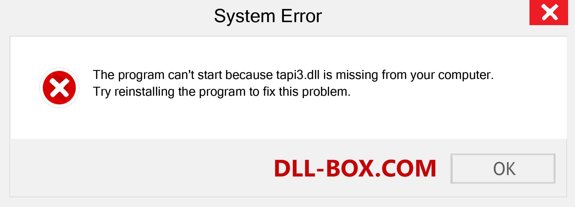  tapi3.dll file is missing?. Download for Windows 7, 8, 10 - Fix  tapi3 dll Missing Error on Windows, photos, images